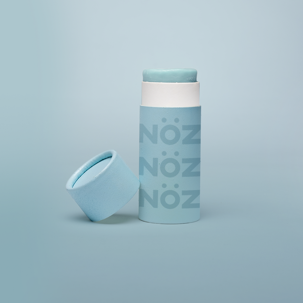 Blue Noz sunscreen stick product for the nose.